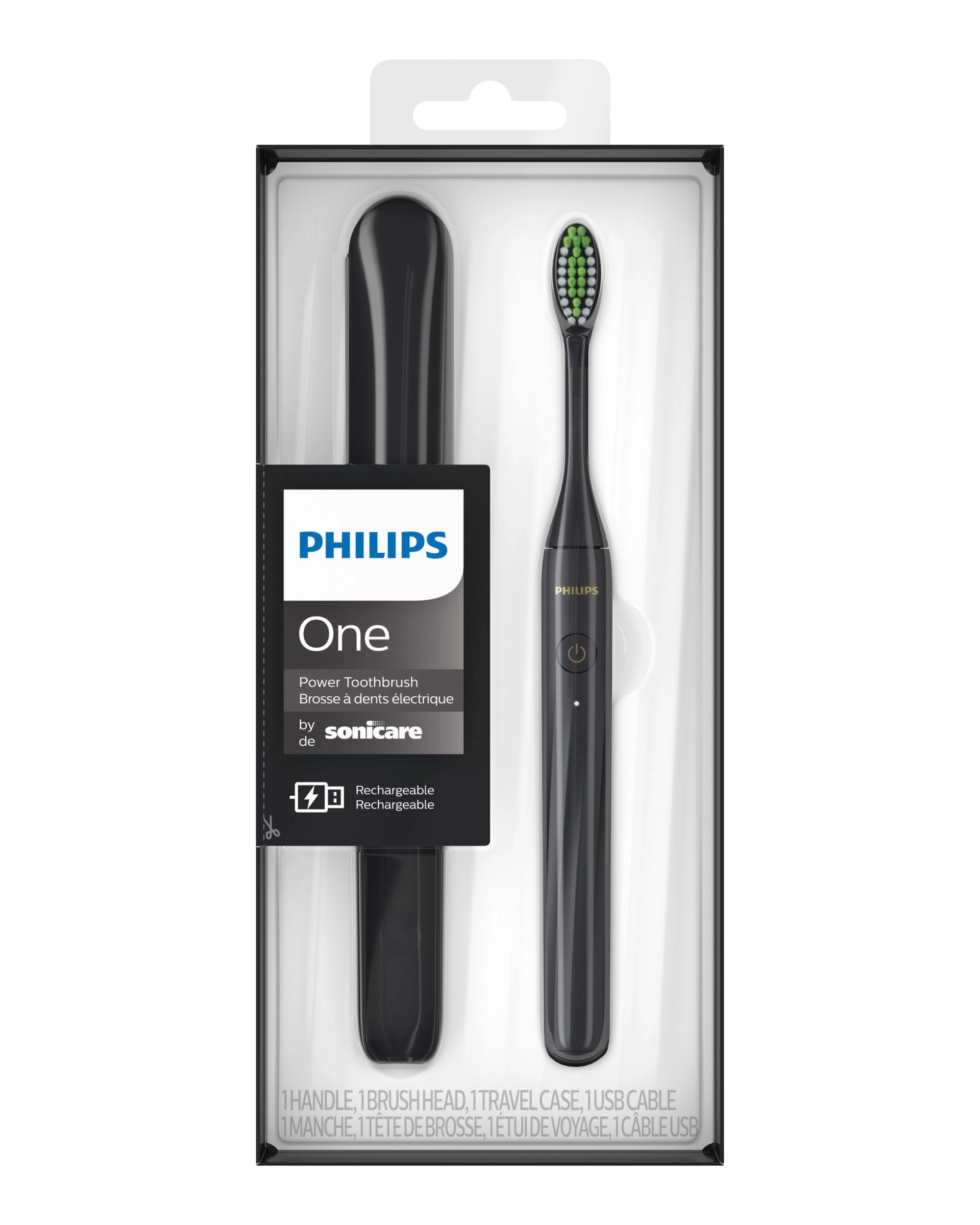 One by Sonicare - Rechargeable Toothbrush Shadow Black