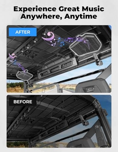 Rear Roof Speaker Pods - Polaris Ranger XP 1000 2018-2025