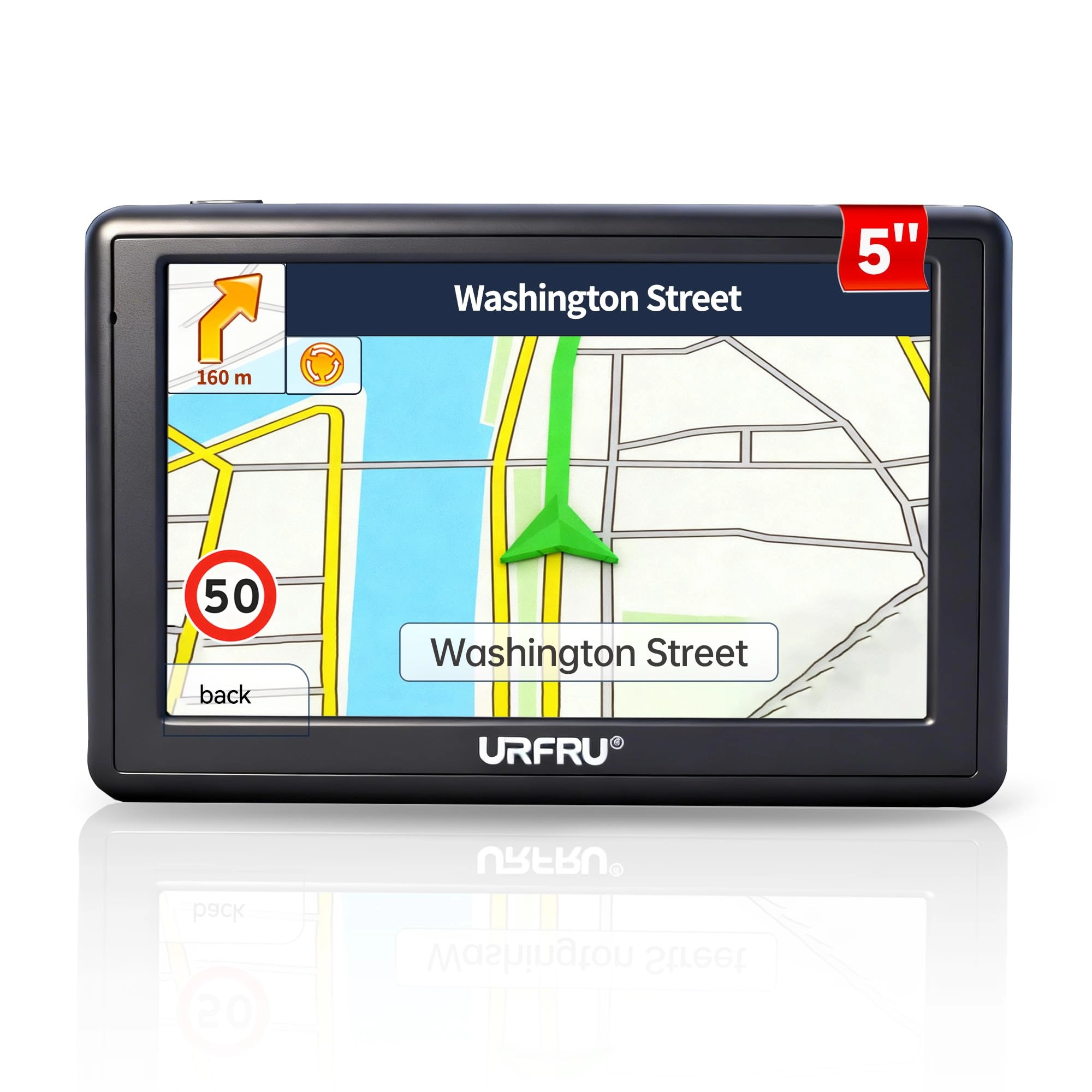 Shenzhen Hangshi Technology Co., Ltd. GPS Navigator for Trucks North American Q5-1 - 5 inch Free Lifetime Map Updates