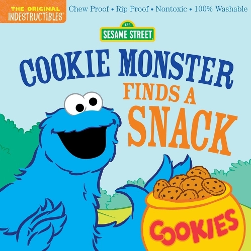 Workman Publishing Indestructibles Cookie Monster Finds A Snack Cloth Book