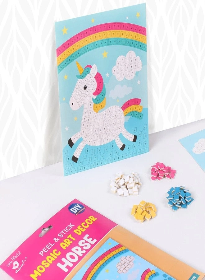 Mosaic Art Decor Peel & Stick - Unicorn 17x21cm