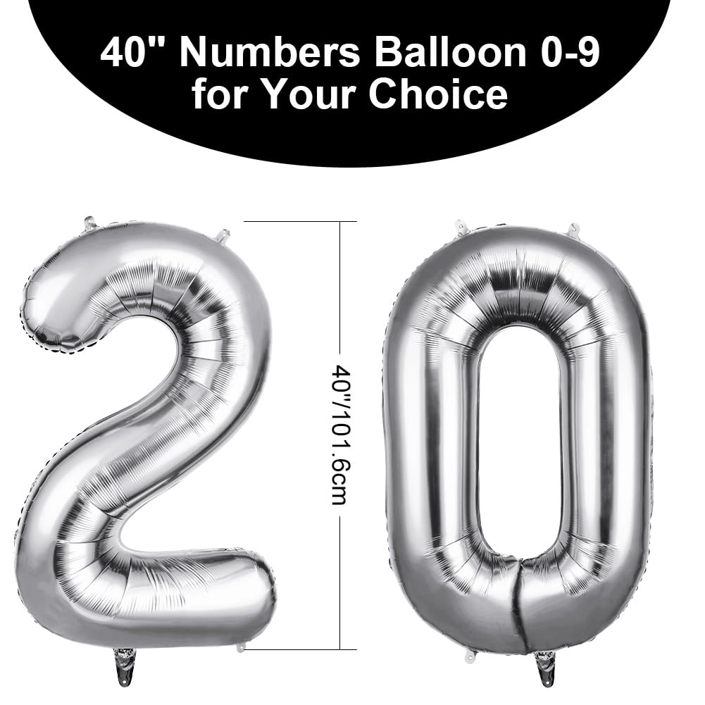 Number 20 Balloon - 2 Birthday