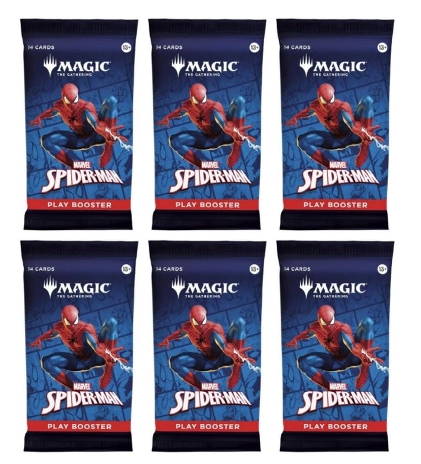 Magic The Gathering Play Booster Pack - 6pcs - 14 Cards