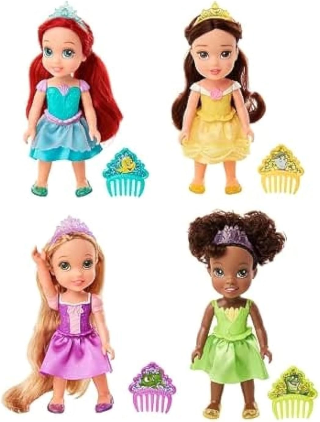 Rapunzel Doll - 6 inches 4 Pc Tangled Gift Set