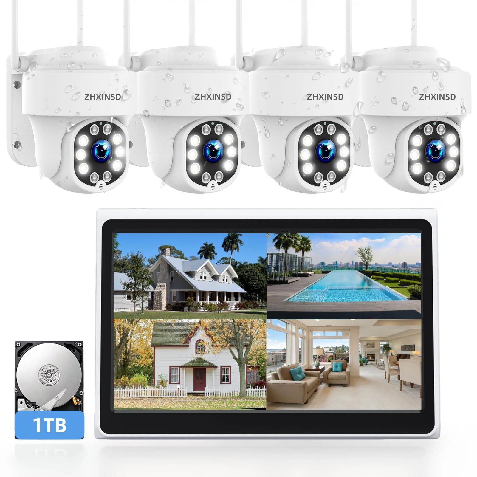 ZXSDPTZ - 4 Cameras 10 channels 1440p