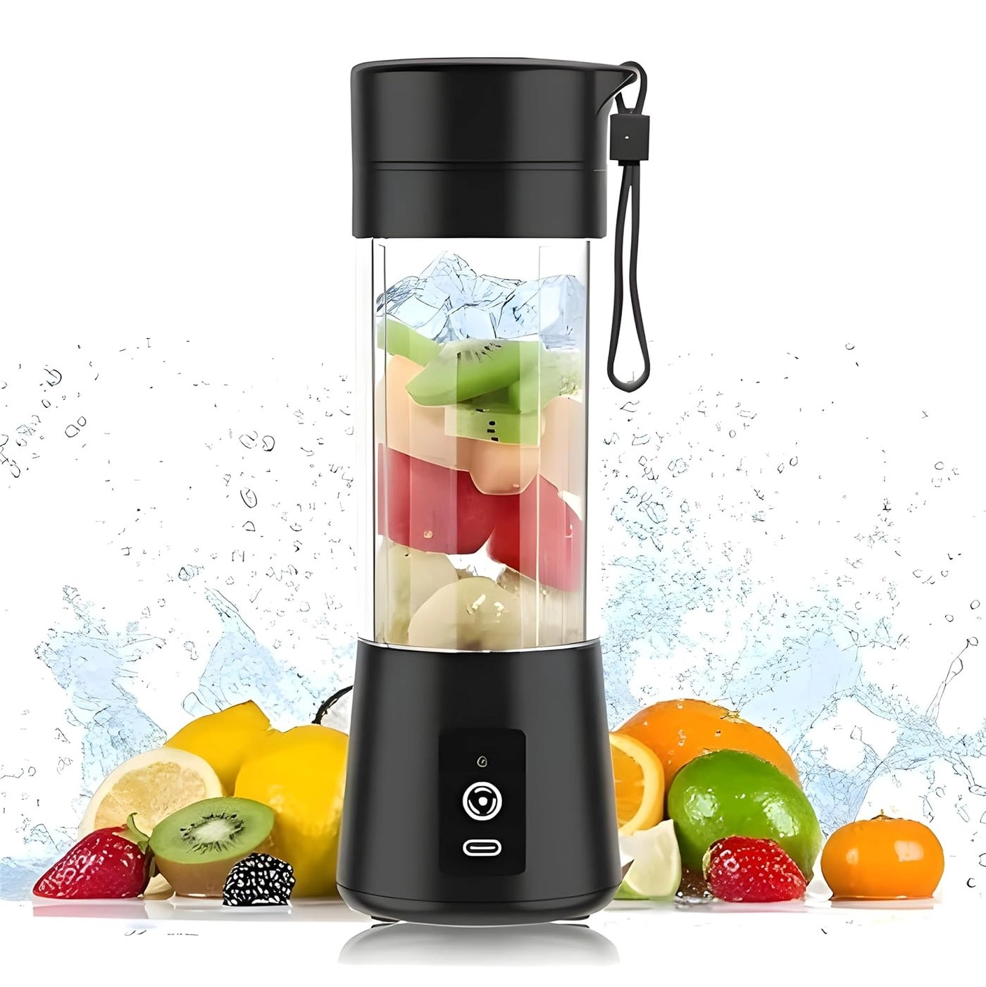 Mini Portable Blender - 6 Blade USB Rechargeable