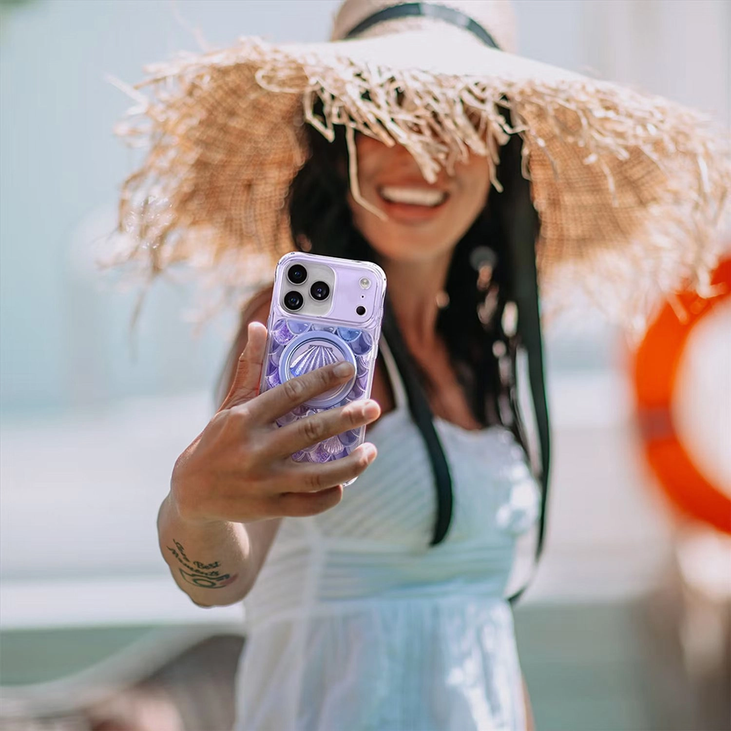 Pearl 3D Ocean Case with MagSafe for iPhone 17 Pro