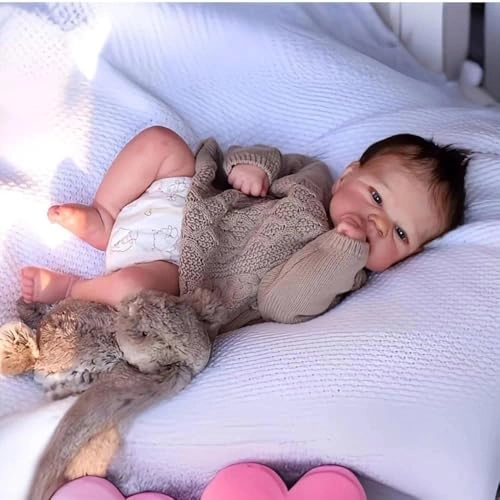 Reborn Baby Doll - 17 Inch Silicone Vinyl Boy Ages 3+