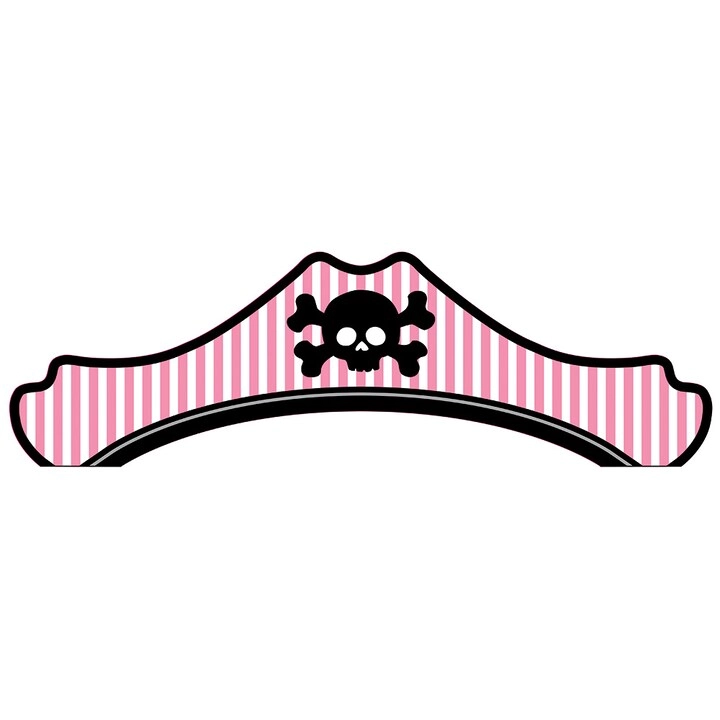 CREATIVE CONVERTING Hats Paper Pirate - Child Size Girl