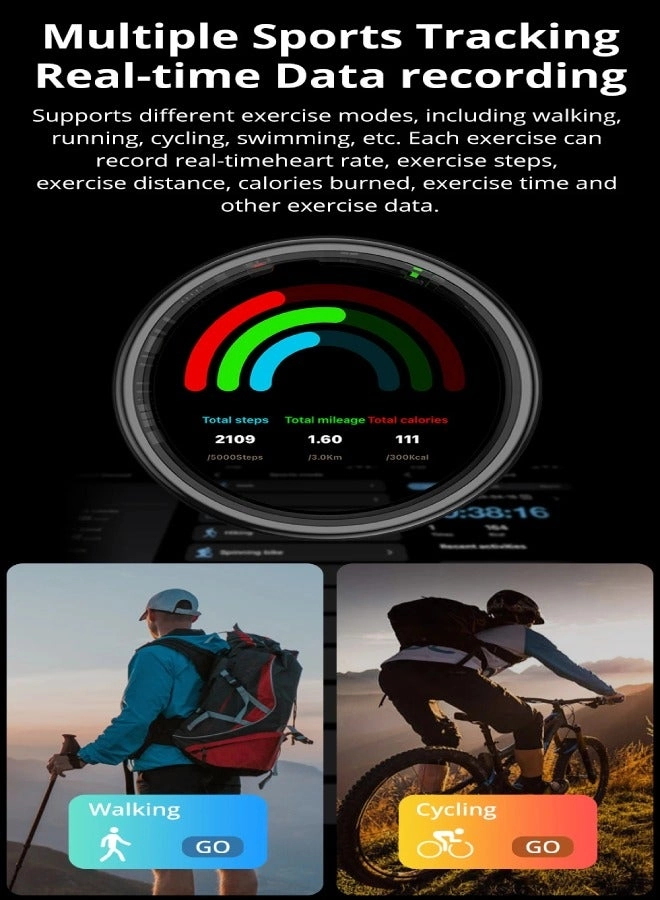 R12 - Smart Ring Wireless Charging 5ATM Waterproof