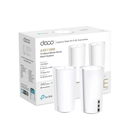 Deco XE200 - IEEE 802.11ax 6 GHz|IEEE 802.11ax/ac/n/a 5 GHz|IEEE 802.11ax/n/b/g 2.4 GHz 2 piece(s)