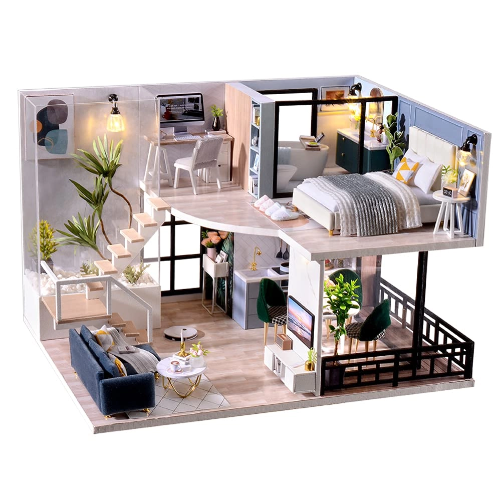 DIY Miniature Dollhouse Kit - Warm Moment 1:24