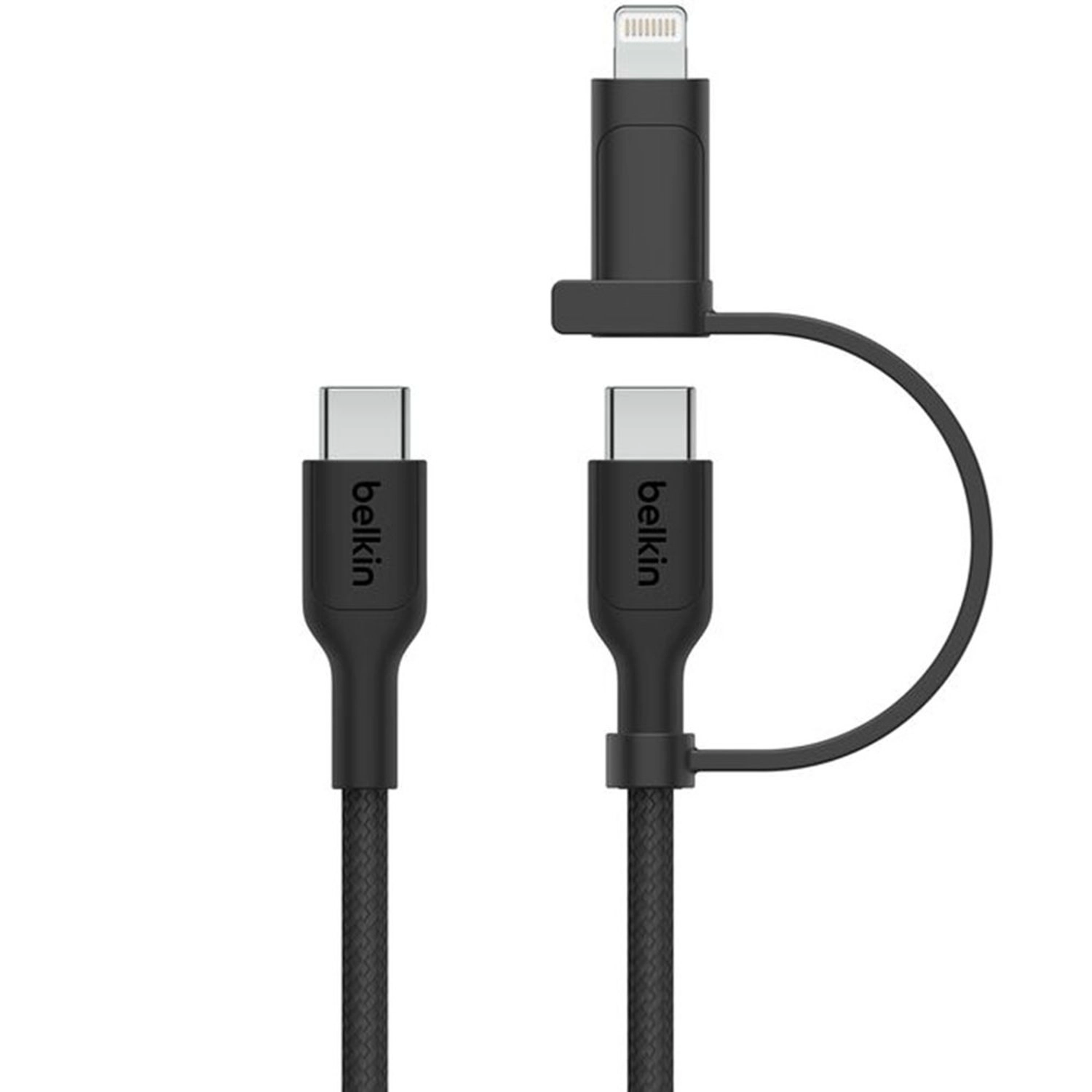 BoostCharge 2-in-1 Cable USB-C to USB-C/Lightning 1.5m