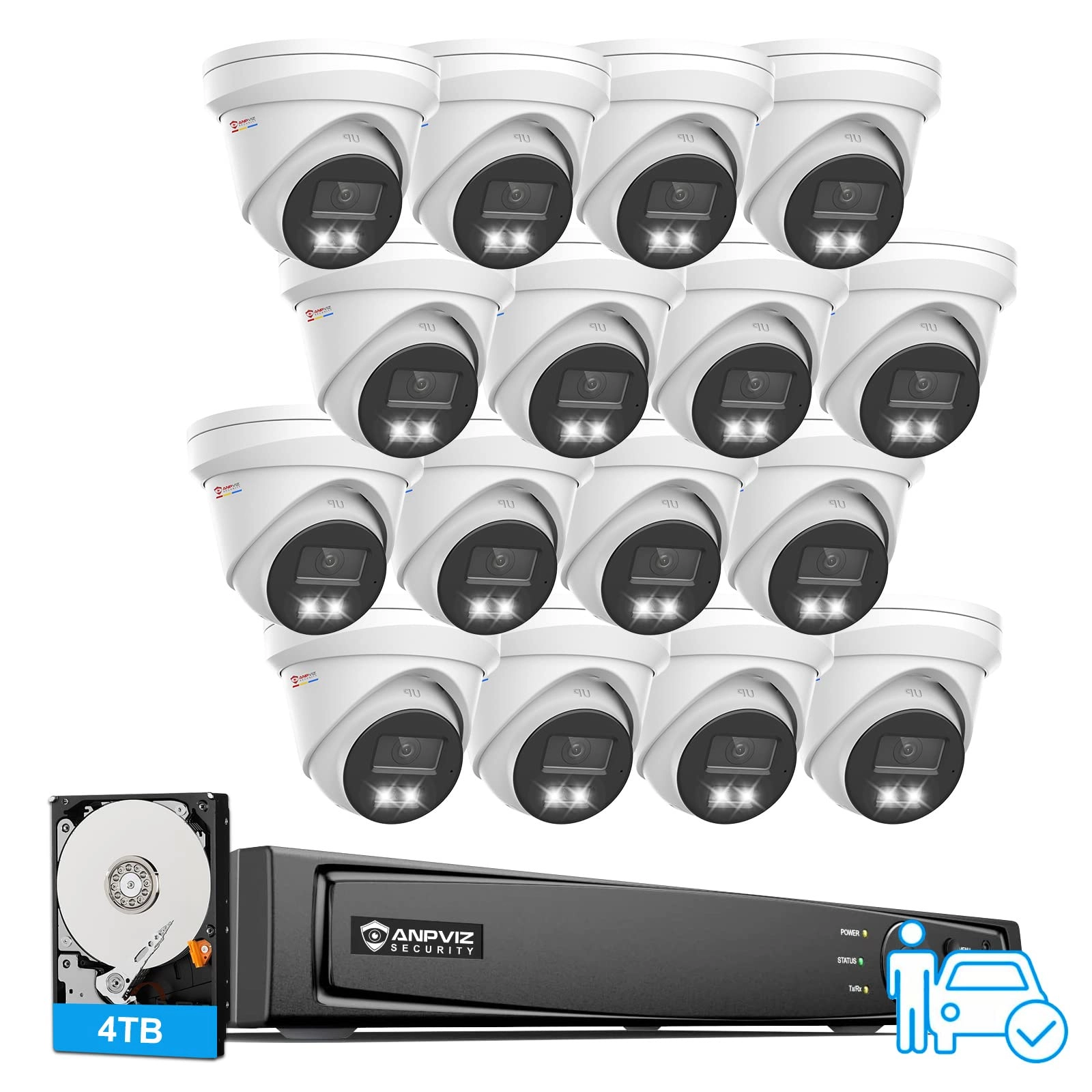 Anpviz PoE Camera System - 16CH