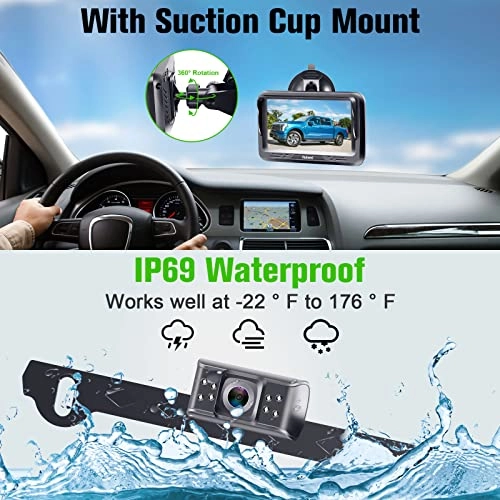 DohonesBest Backup Camera - Night vision
