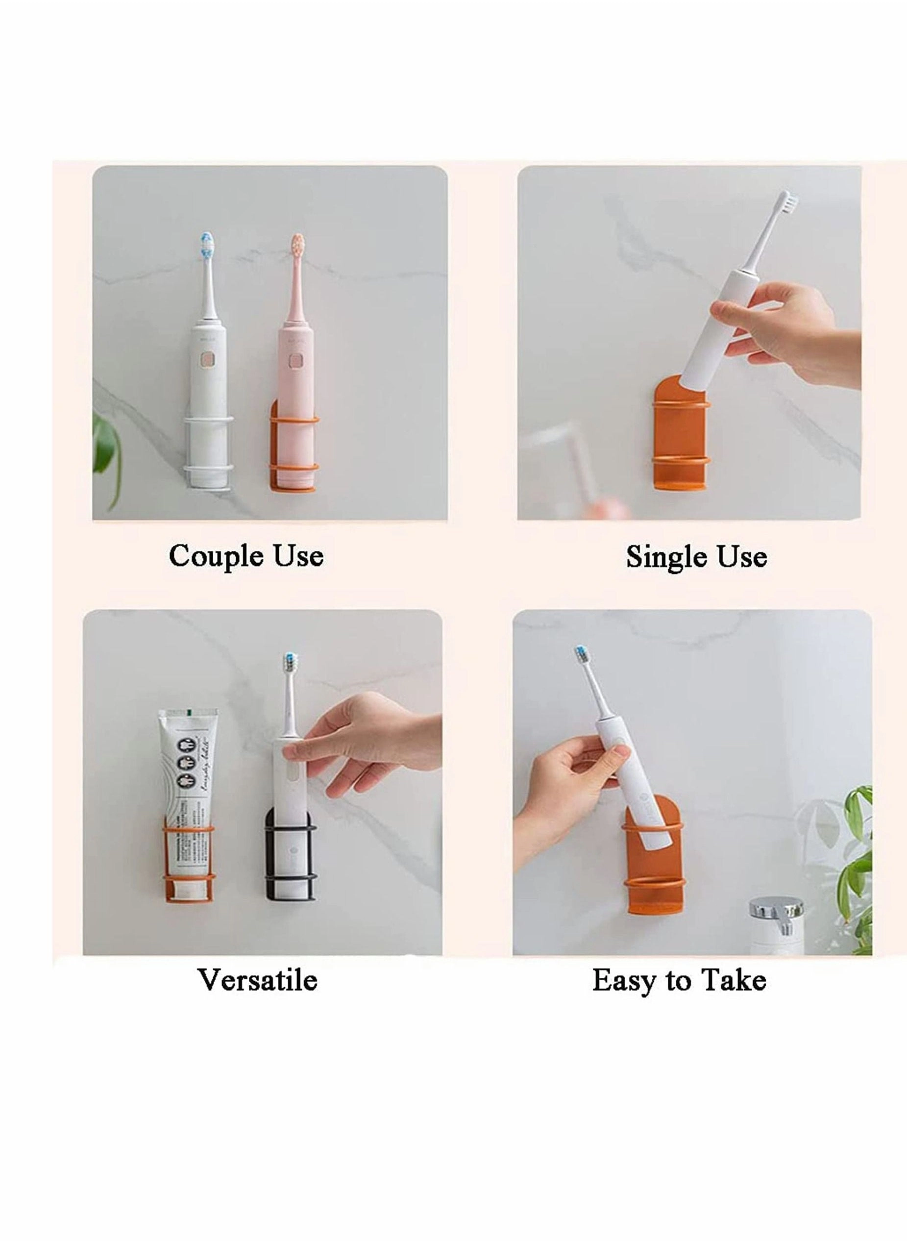 Toothbrush Holder - 3PCS Wall Mount
