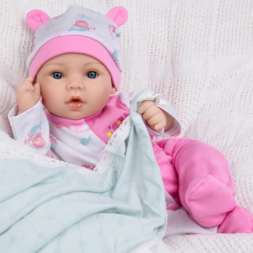 Reborn Baby Doll - 18 inches Vinyl Ages 3+