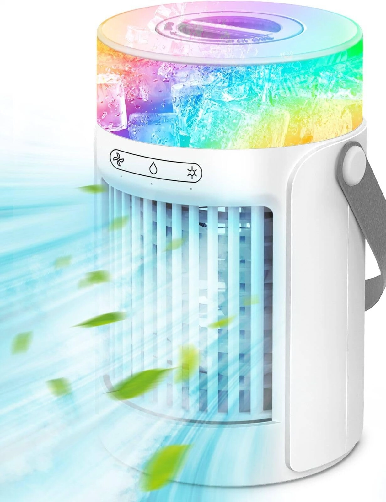 Portable Air Conditioner - 700ml 7-color LED 2H/4H Timer