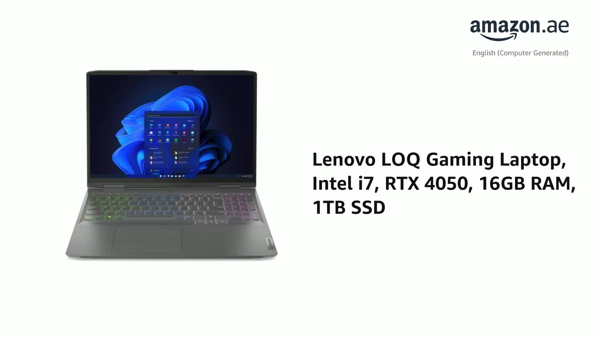 LOQ 16IRH8 - 16" 1 TB 16GB I7-13620H