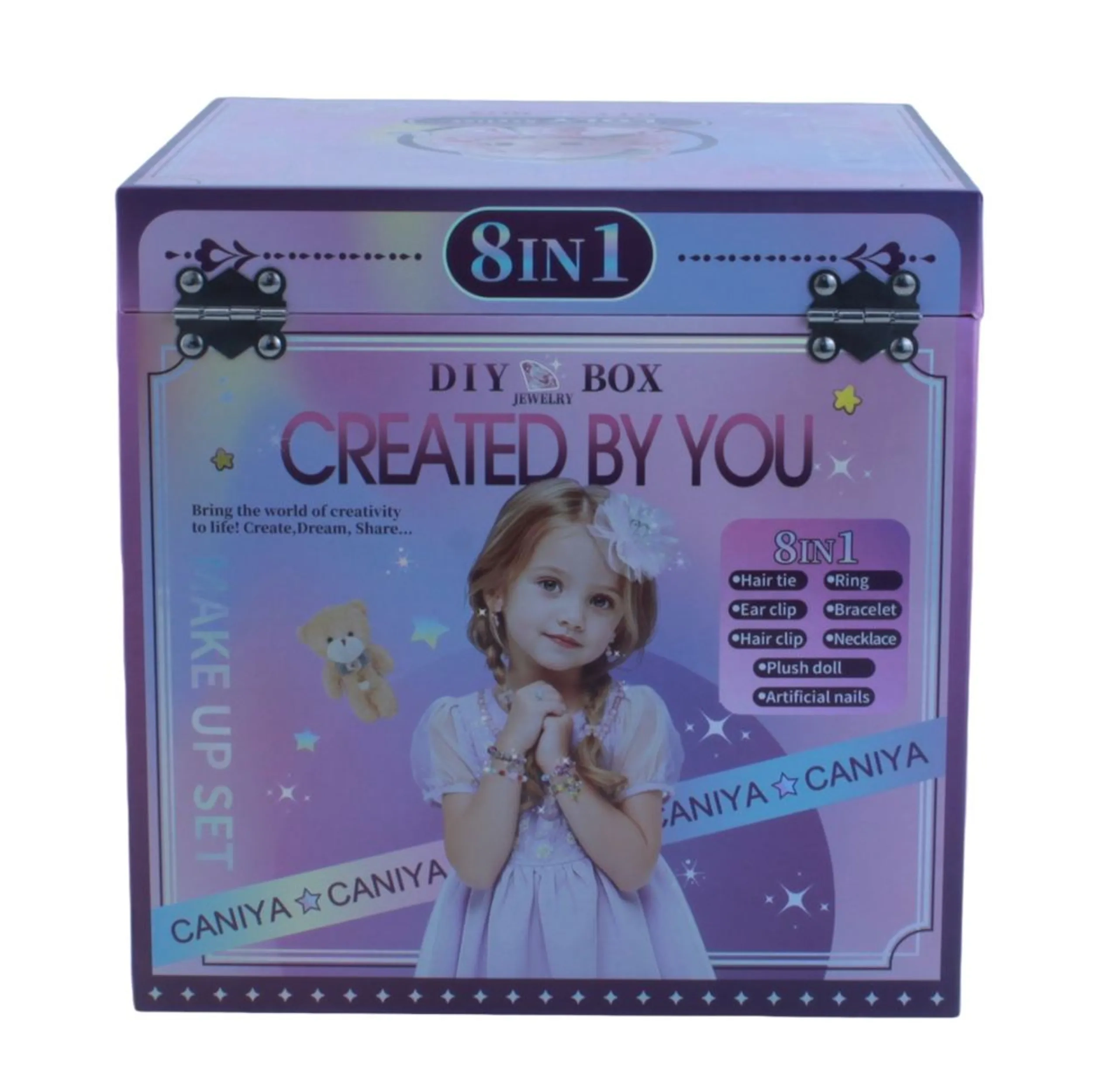 Caniya DIY Jewellery Gift Box - 8-In-1 Multicolor