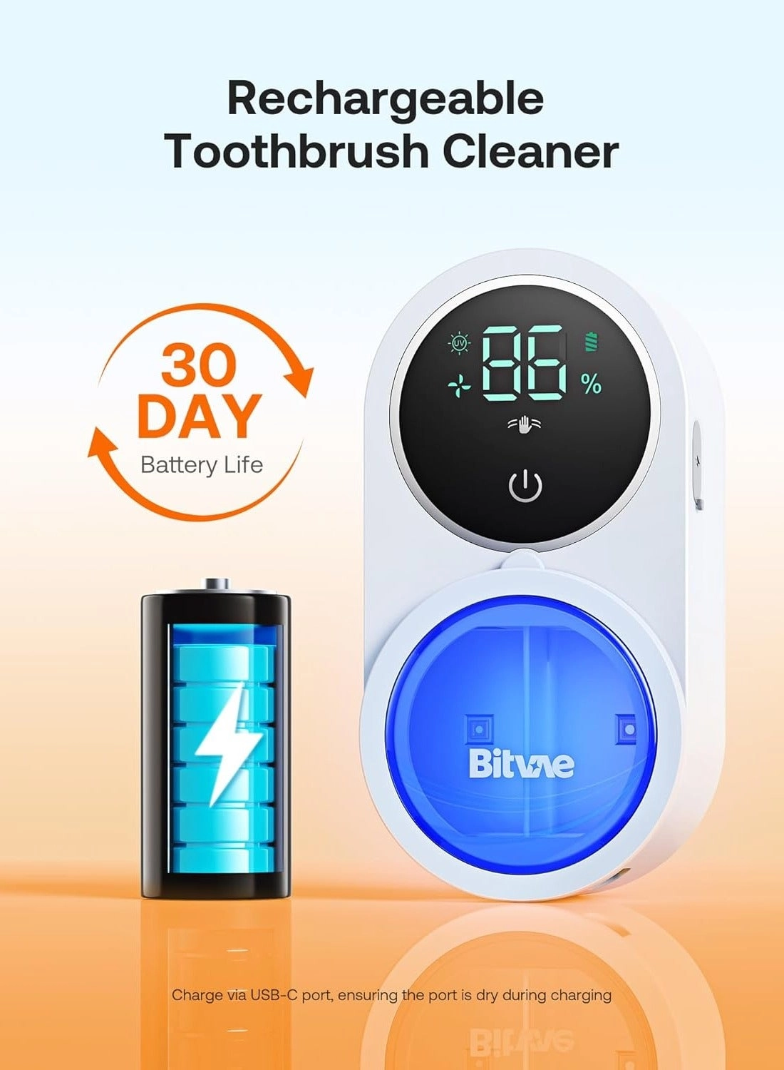Toothbrush Cleaner - Wall two