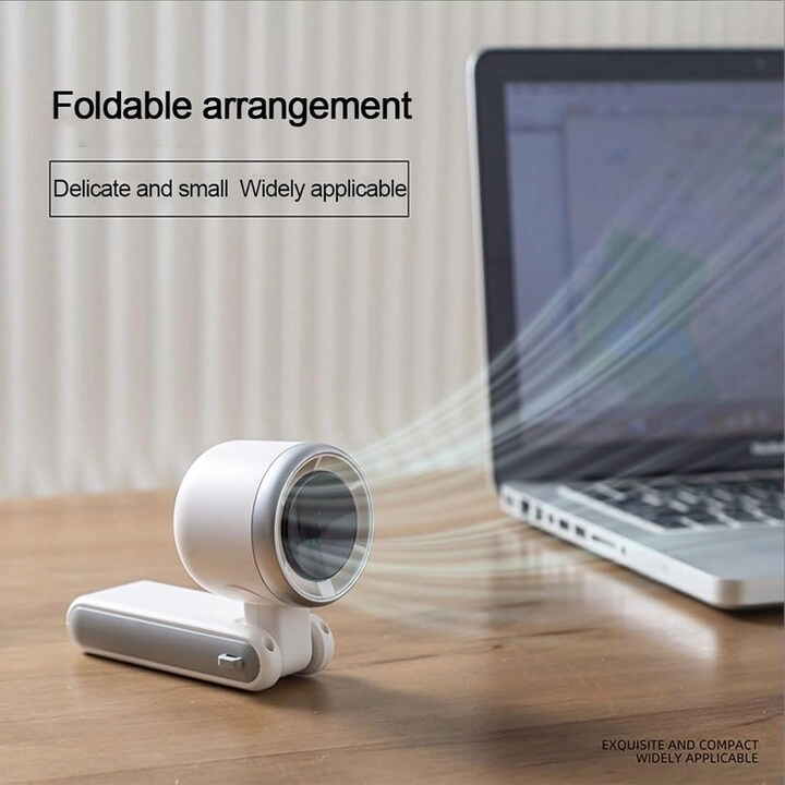 Pocket Sized AC Level Fan - 3-in-1 Foldable 180° USB Rechargeable