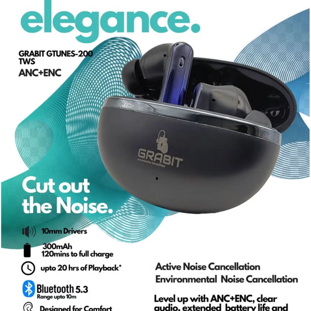 GTUNES-200B Wireless Earbud