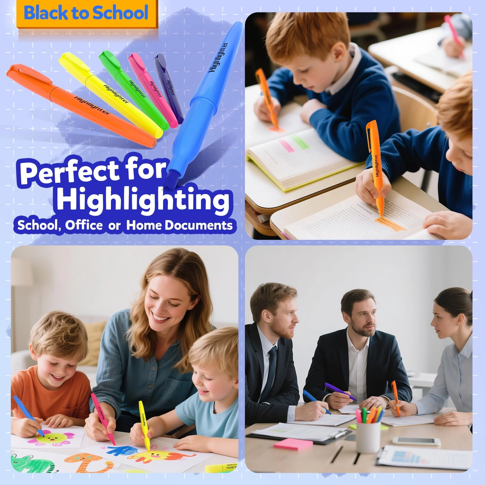 Highlighters - Multicolor Chisel