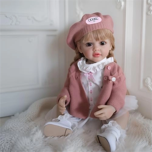 Reborn Baby Doll - 22 inch Silicone vinyl Ages 3+