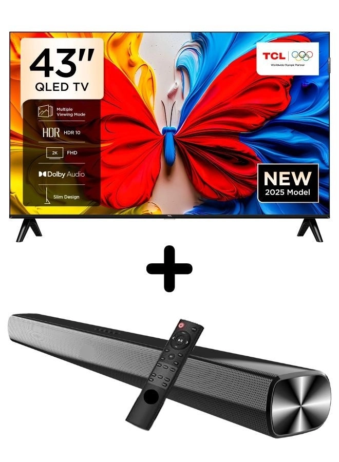 TCL 43S5K+SOUNDBAR - 43 in Bundle