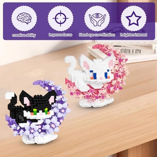 Cat Building Blocks - 2 pcs