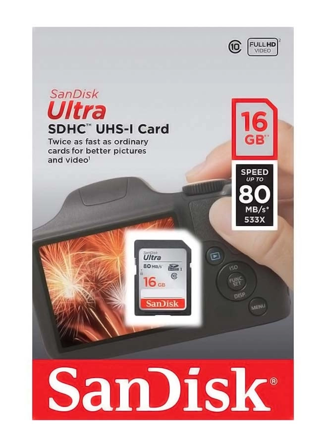 Ultra SDHC Memory Card - 16GB