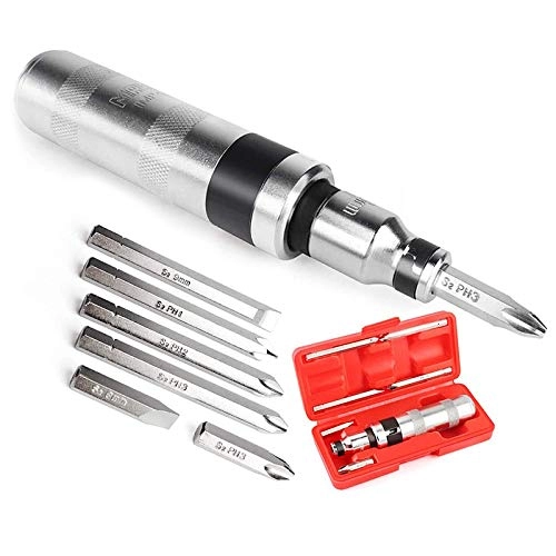 Impact Screwdriver Phillips and Slotted Screwdriver Set (8 Pcs)