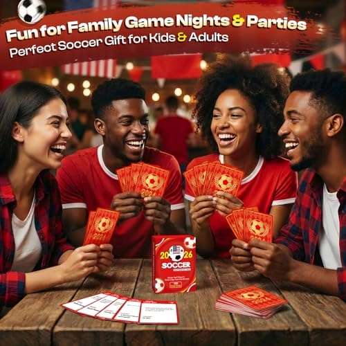 Soccer Trivia Card - 120-Card Q&A Deck