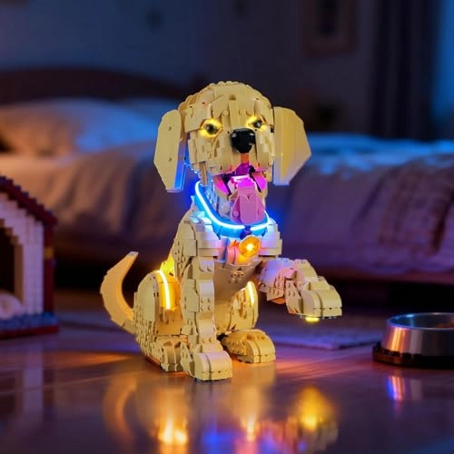LED Light Kit for Lego 11384 The Puppy Golden Retriever