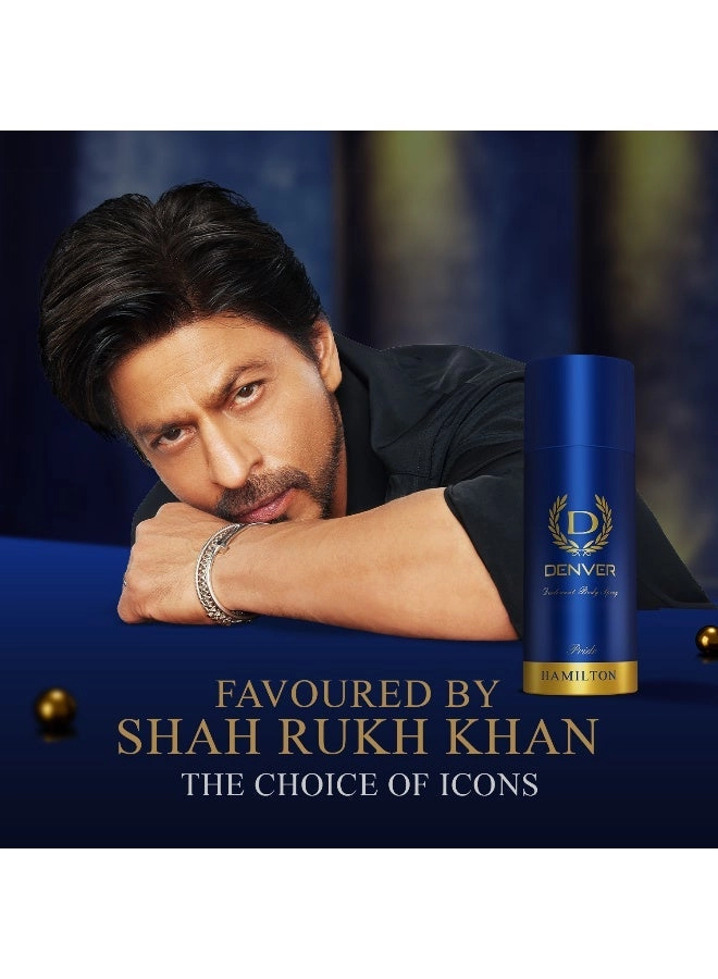 Hamilton Eau de Parfum - 165ml + Pride Eau de Parfum - 165ml + Caliber Eau de Parfum - 165ml