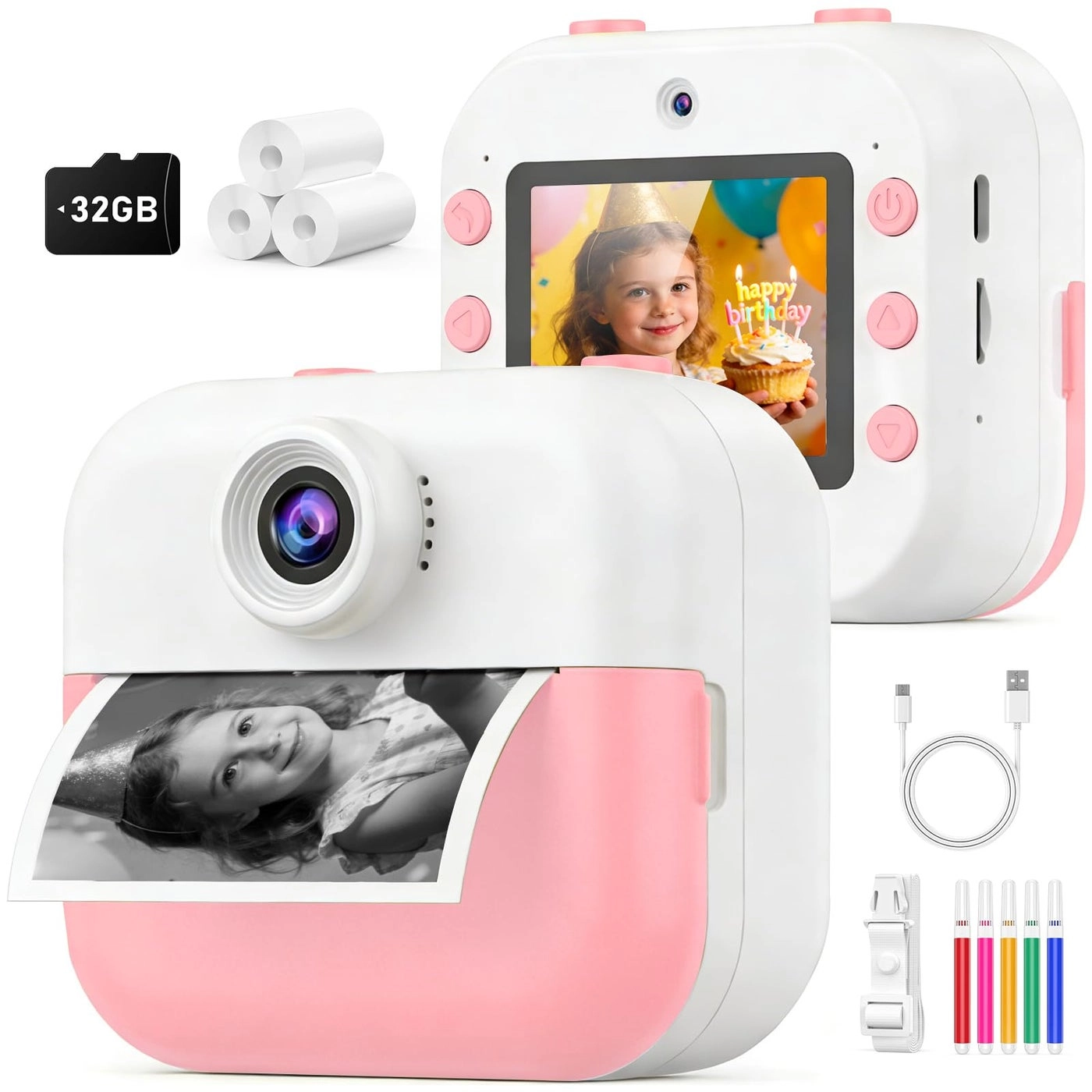 DITUPAN Instant Print Kids Camera