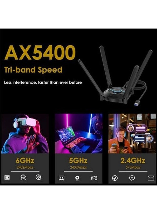 AX5400 - Tri-Band USB WiFi 6