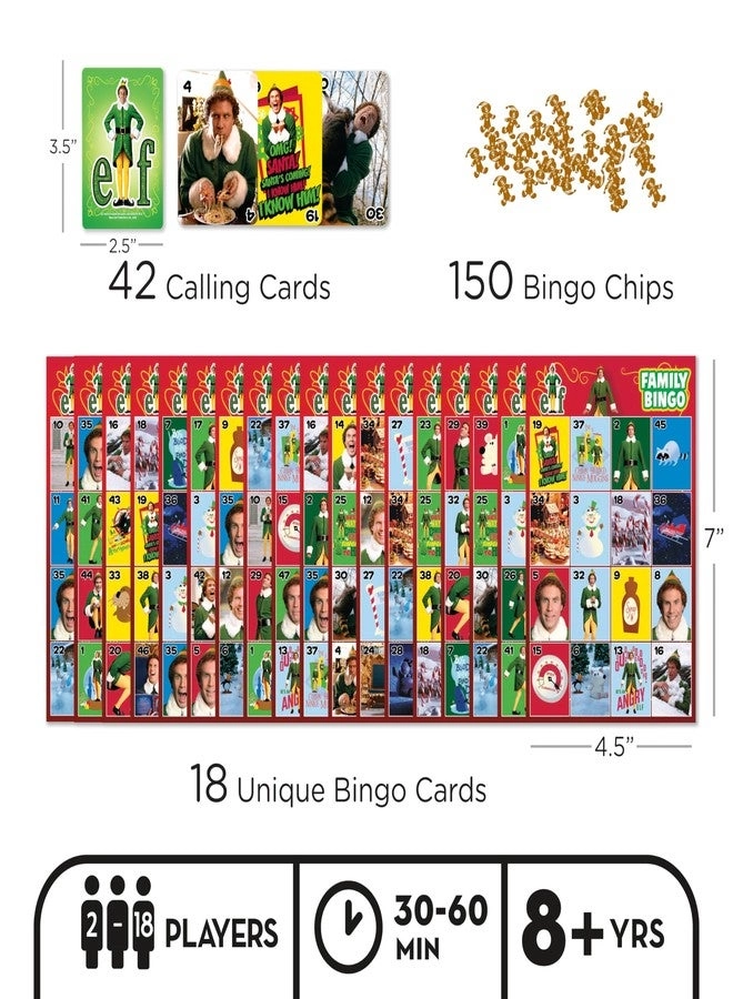 Elf Family Bingo Game