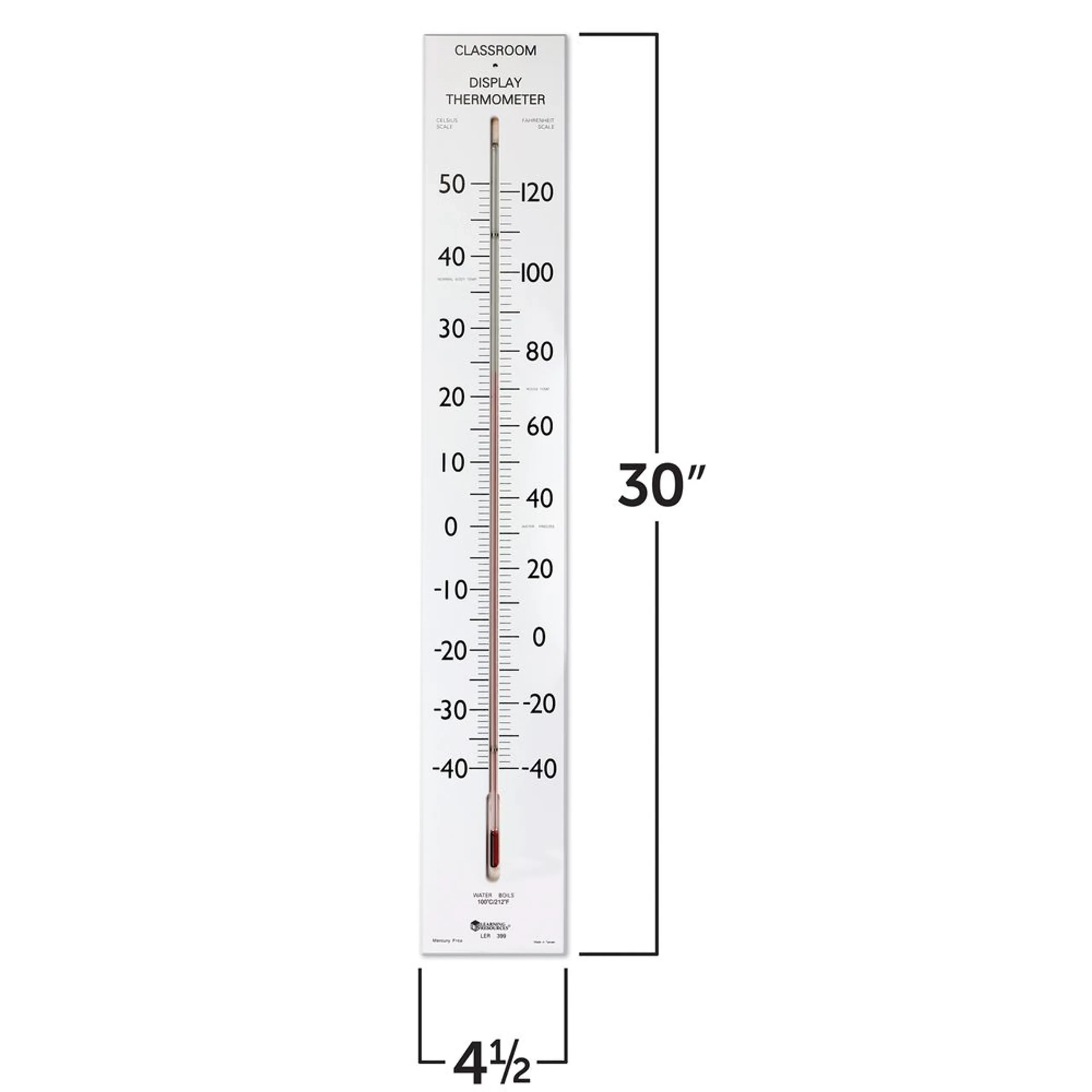 Giant Classroom Thermometer - 6 years and above