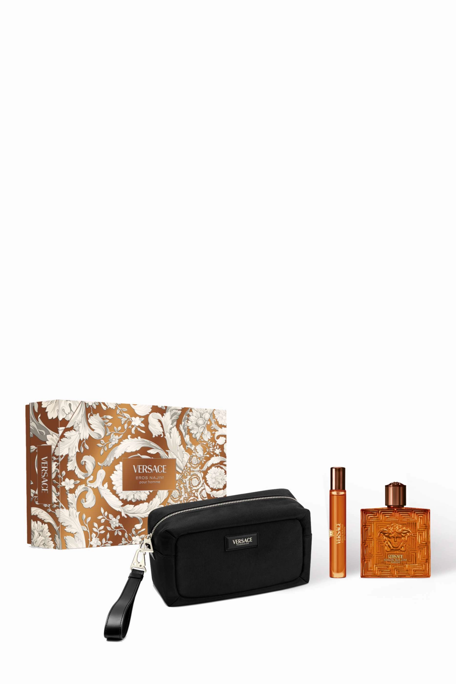 Versace Perfumes Eros Najim Parfum - 100ml 10ml + Toiletry Bag