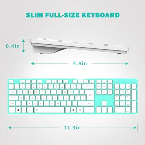 Slim USB Wired Keyboard - UK Wired