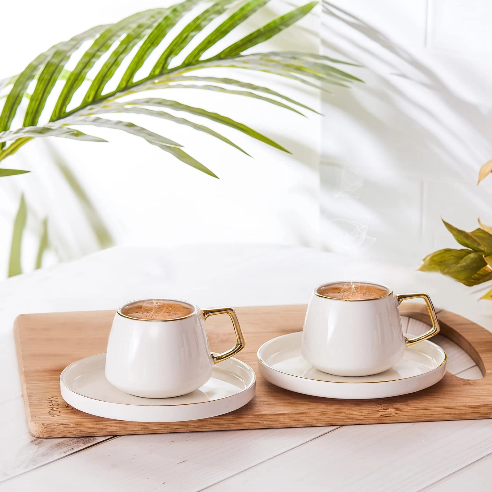 Saturn Coffee Cup - 12 pcs Platin Silver
