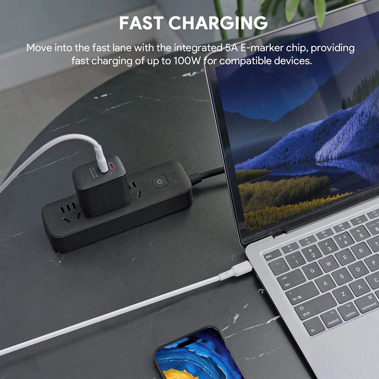 USB-C to USB-C Cable 100W USB-C to USB-C 1m