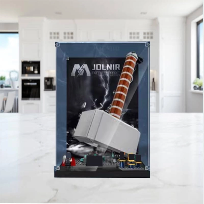 Clear Acrylic Display Case for Lego 76209 - 13.77x13.77x21.65in. Acrylic