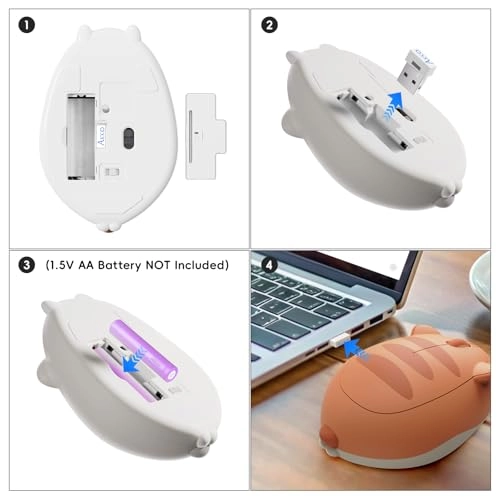 Cat Theme Gaming Mouse - USB