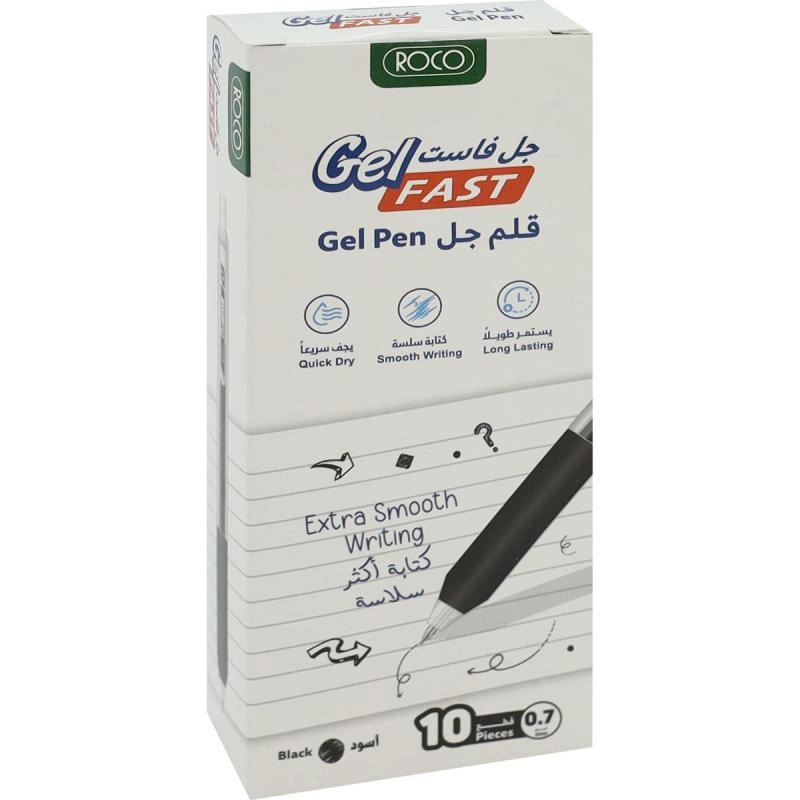 Roco Gel Ink Pen - 8 Pens 0.5 mm