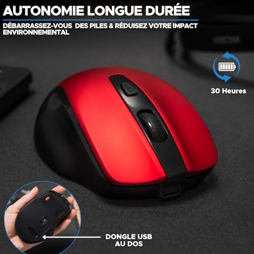 M-WL-OFF75 Mouse - Bluetooth & 2.4 GHz