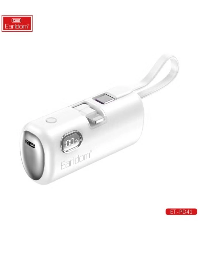 Pocket Power Bank - 5000 Watt-hour 2 Output Type-c