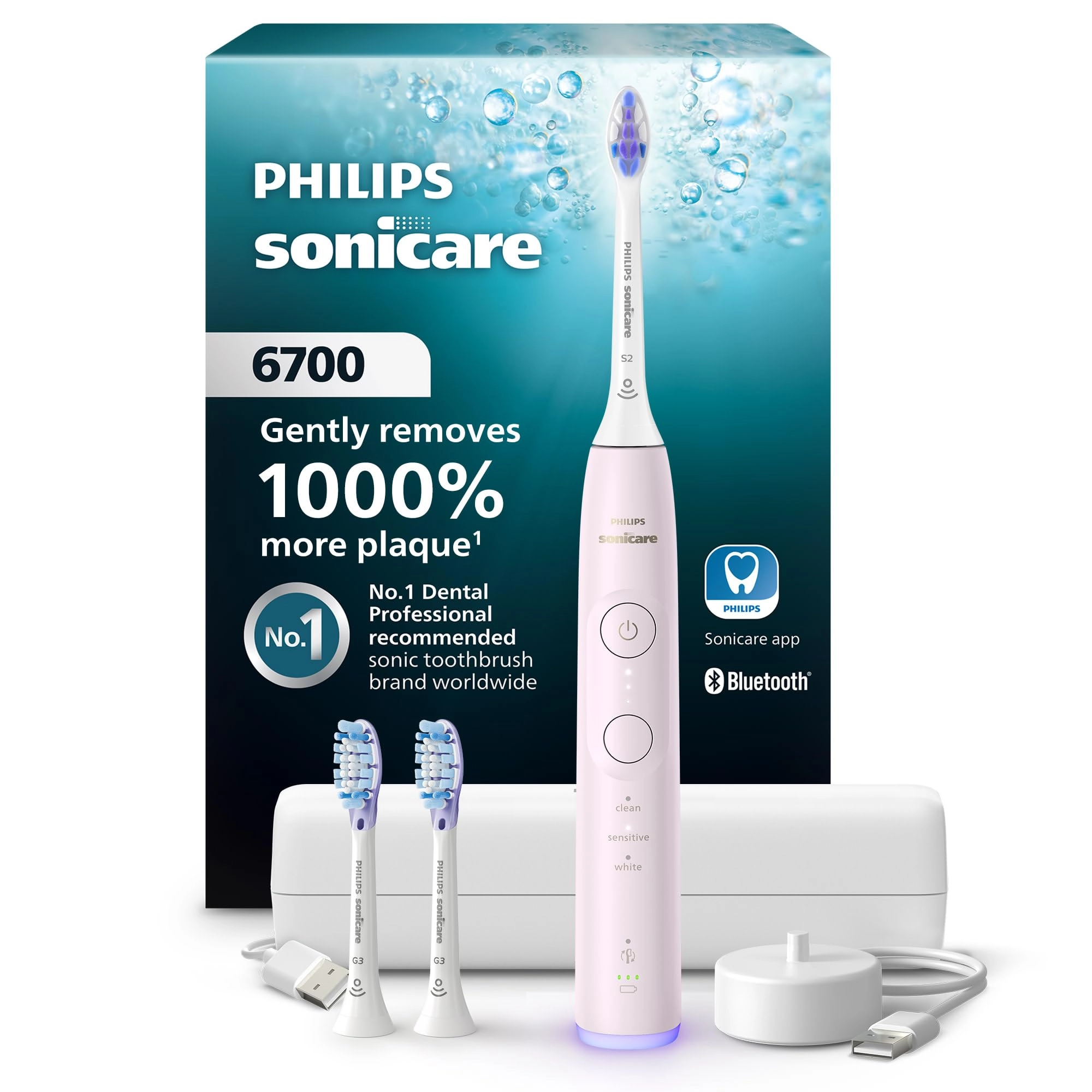 Philips Sonicare 6500 Series - Rechargeable 9 Brushing Settings